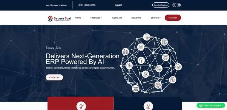 Secure Scai website on desktop