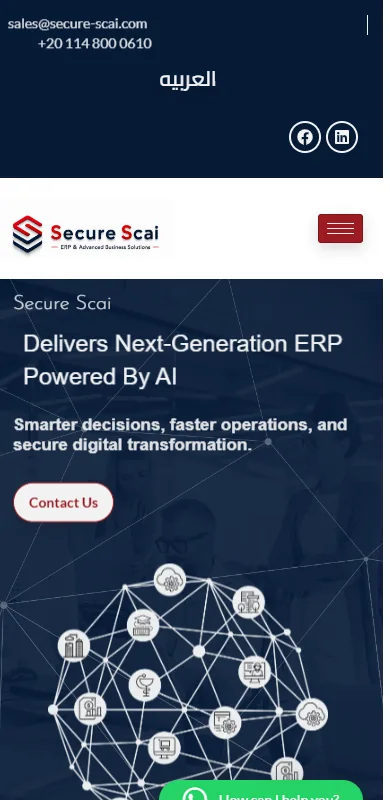 Secure Scai website on a phone